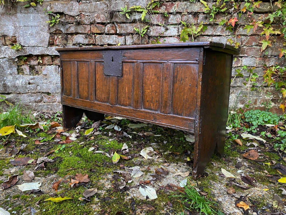 17th century oak coffer