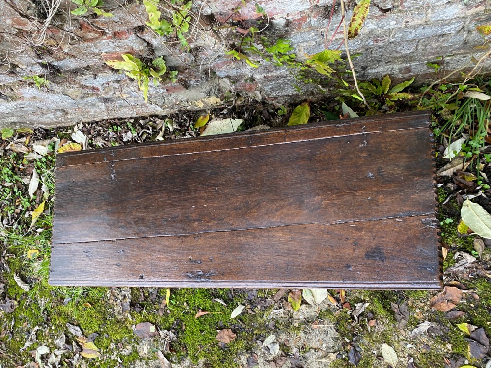17th century oak coffer View VIII