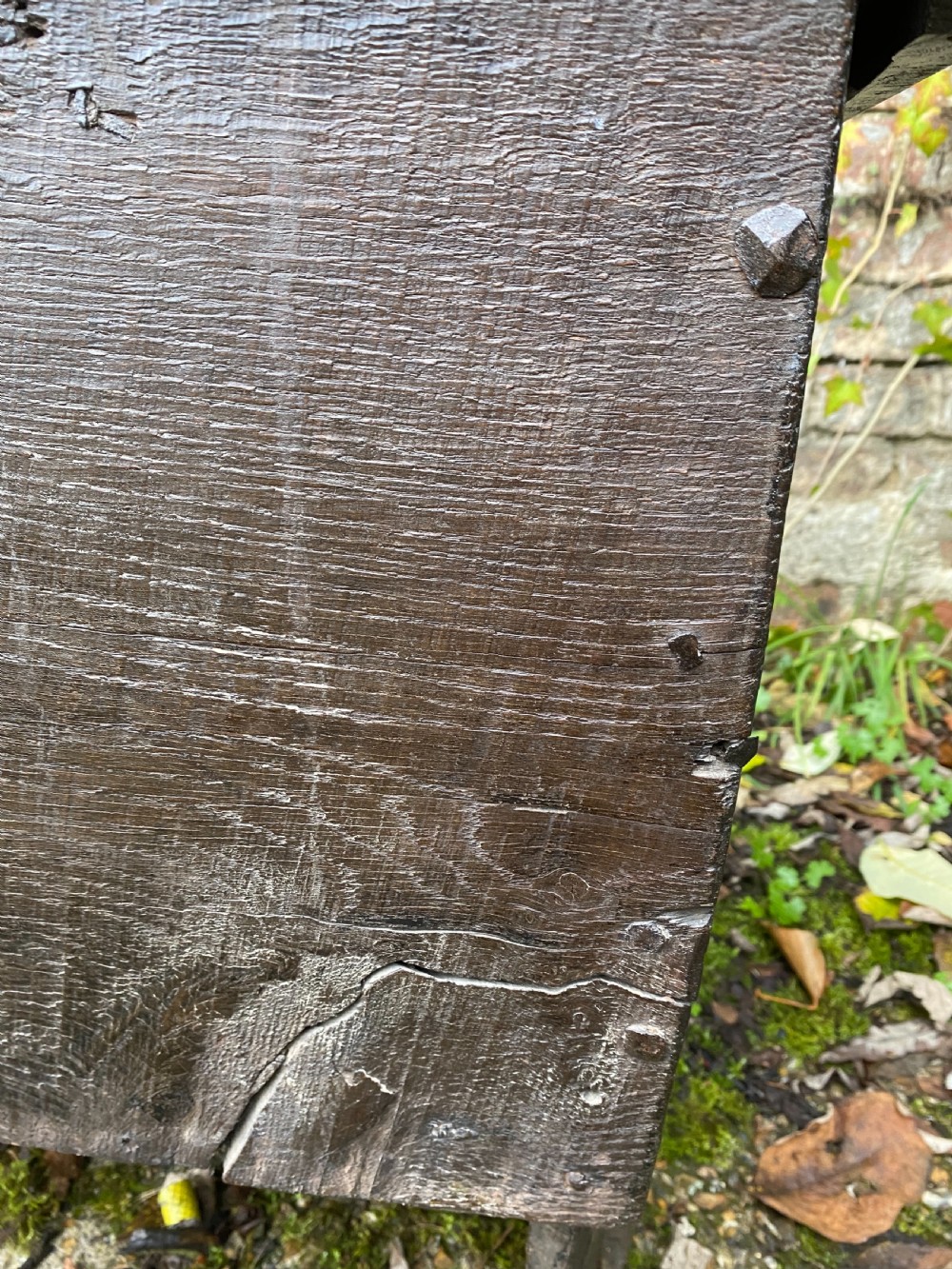 17th century oak coffer View XII