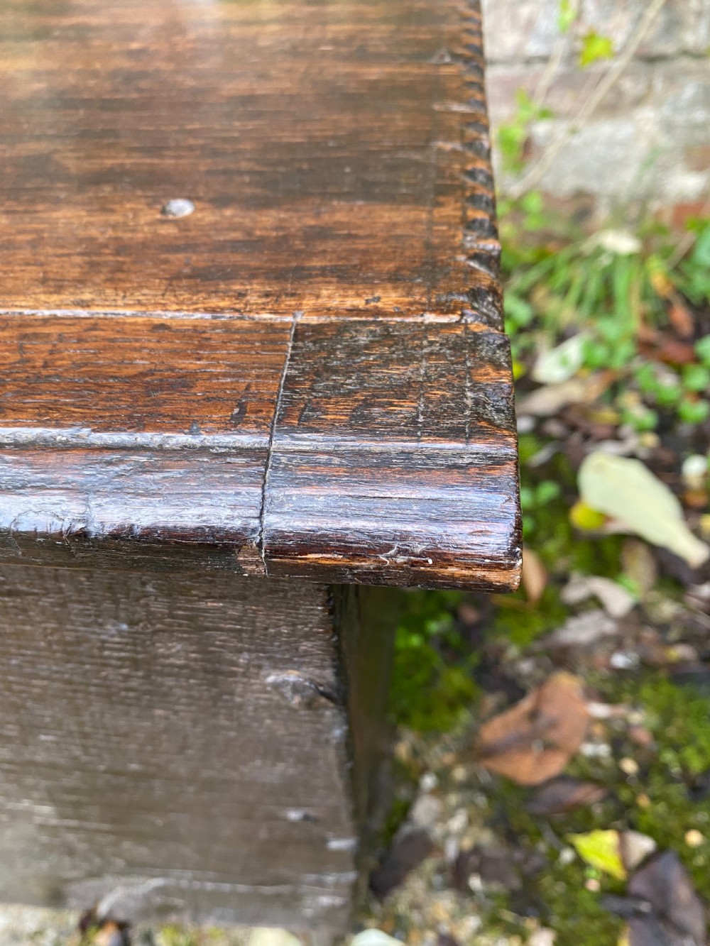 17th century oak coffer View XIII