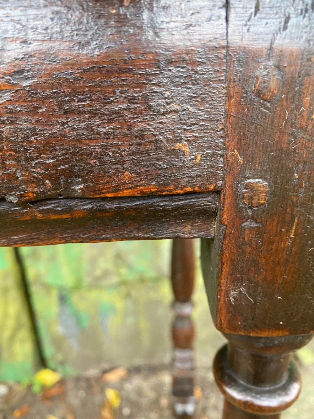 18th century Oak Tavern Table View X