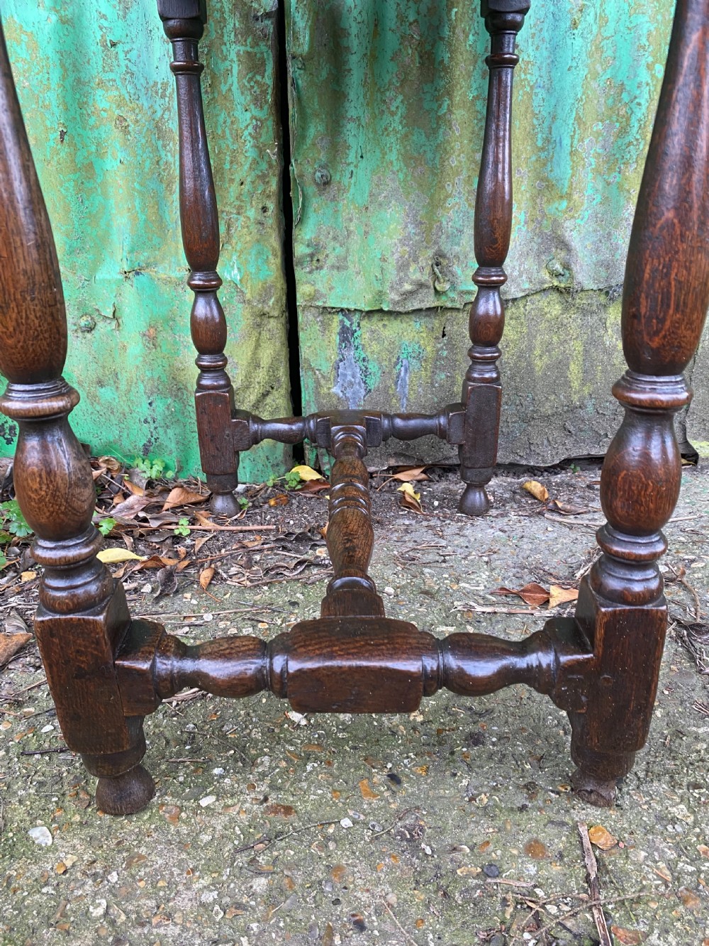 18th century Oak Tavern Table View XI