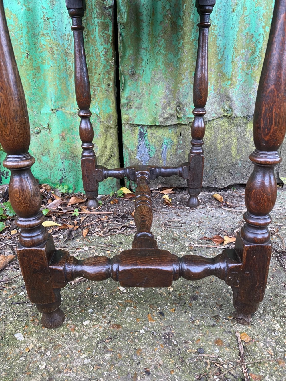 18th century Oak Tavern Table View XII