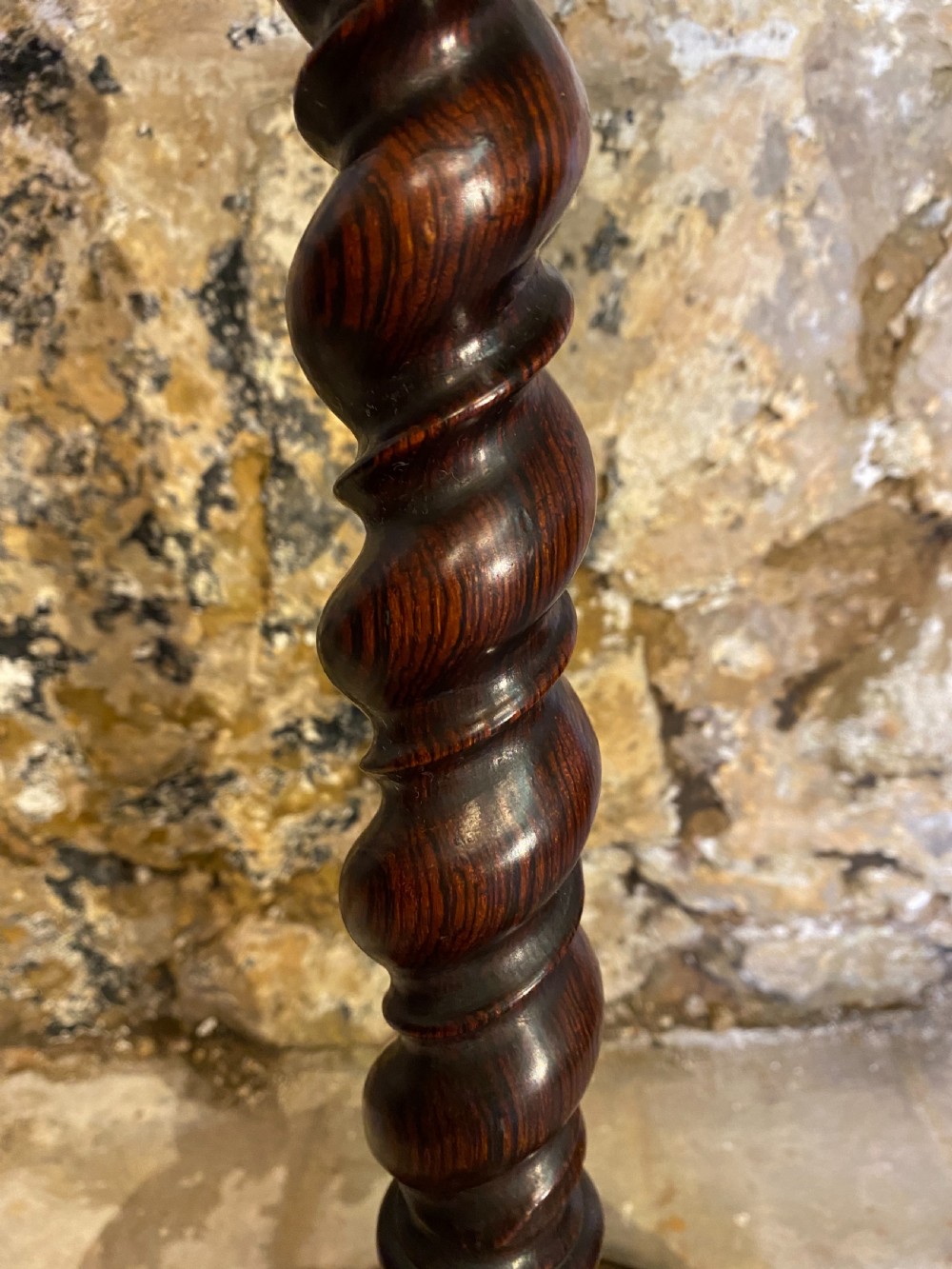 Rosewood Candle Stand Table View V