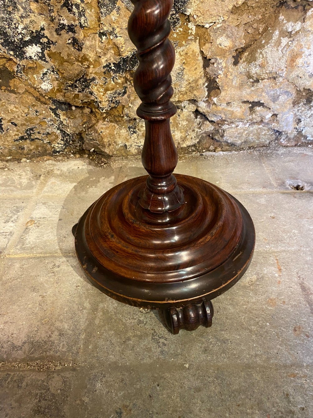 Rosewood Candle Stand Table View VI