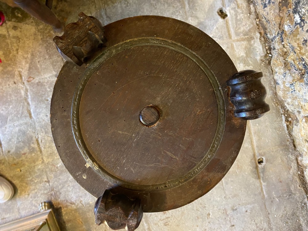 Rosewood Candle Stand Table View VII
