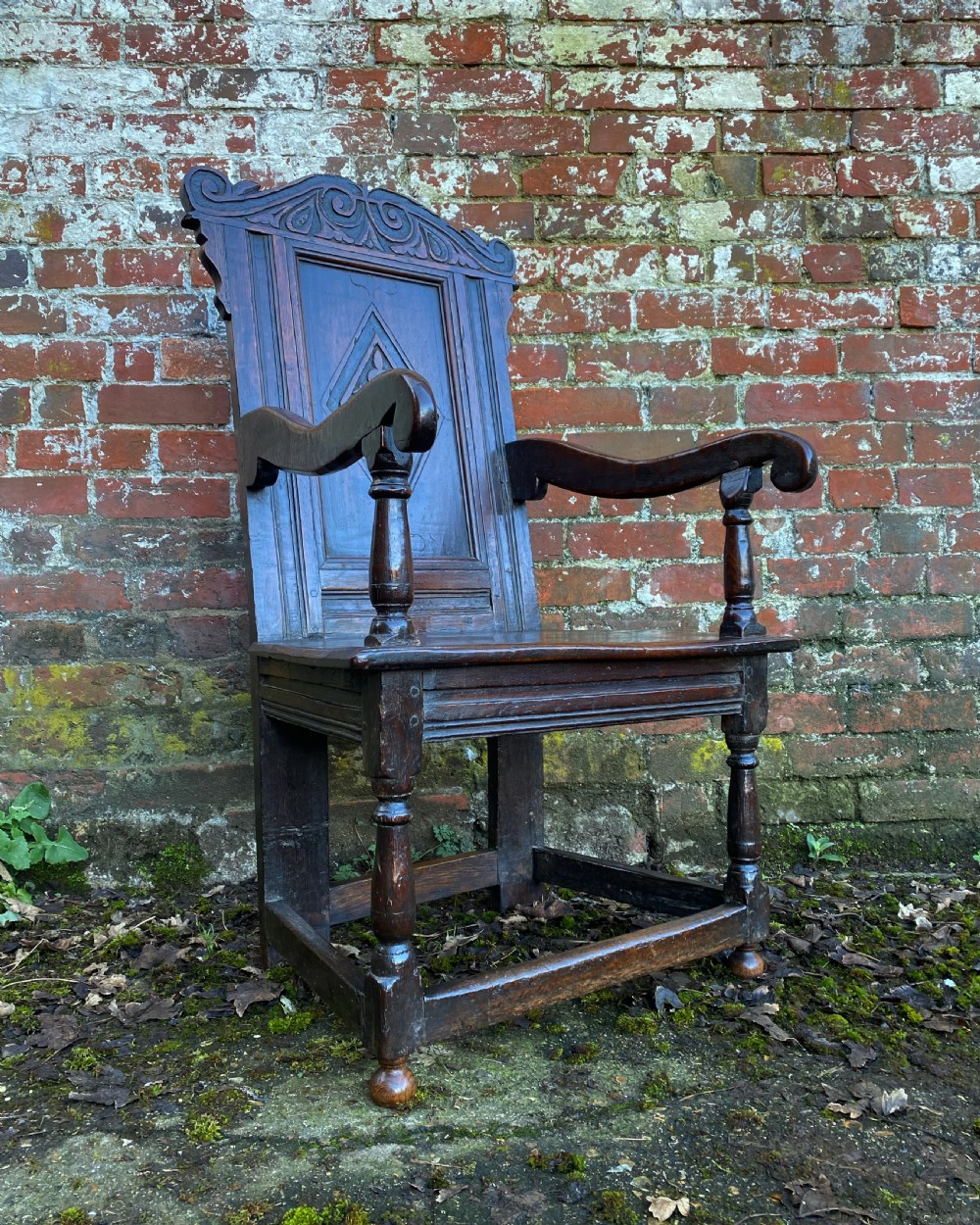 Early Oak Wainscot Chair
