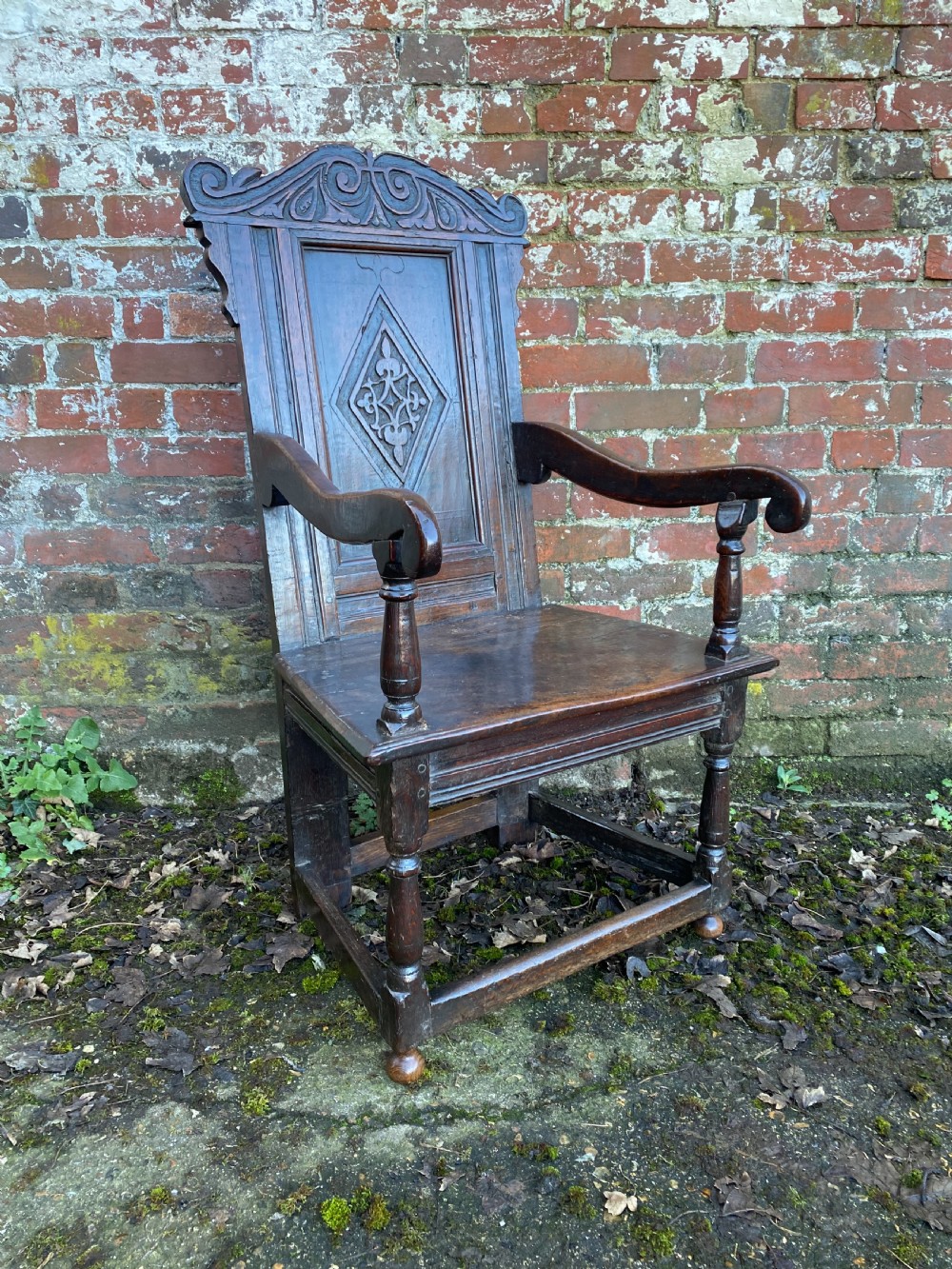 Early Oak Wainscot Chair View III