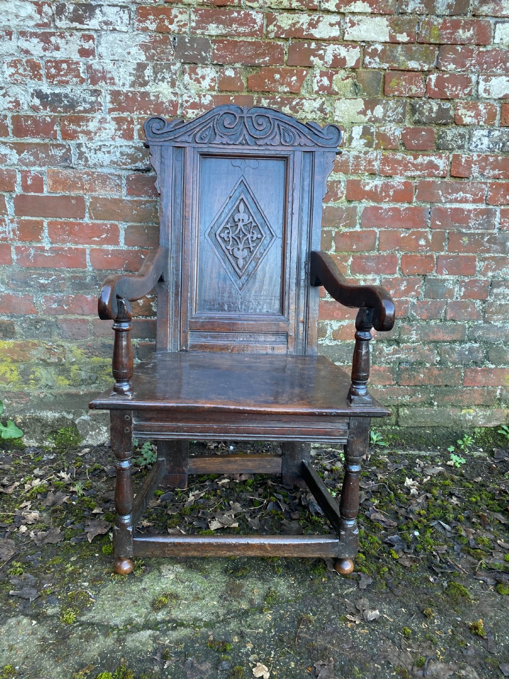 Early Oak Wainscot Chair View IV
