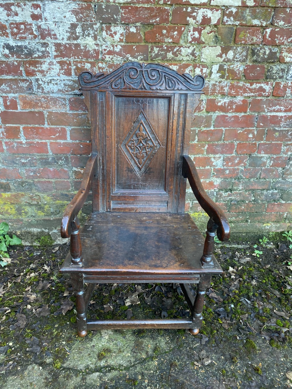 Early Oak Wainscot Chair View V
