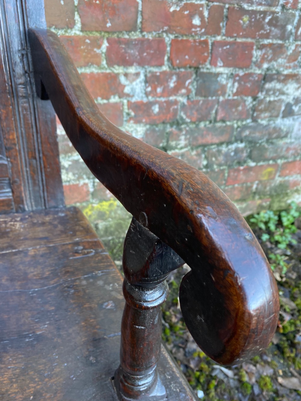 Early Oak Wainscot Chair View X