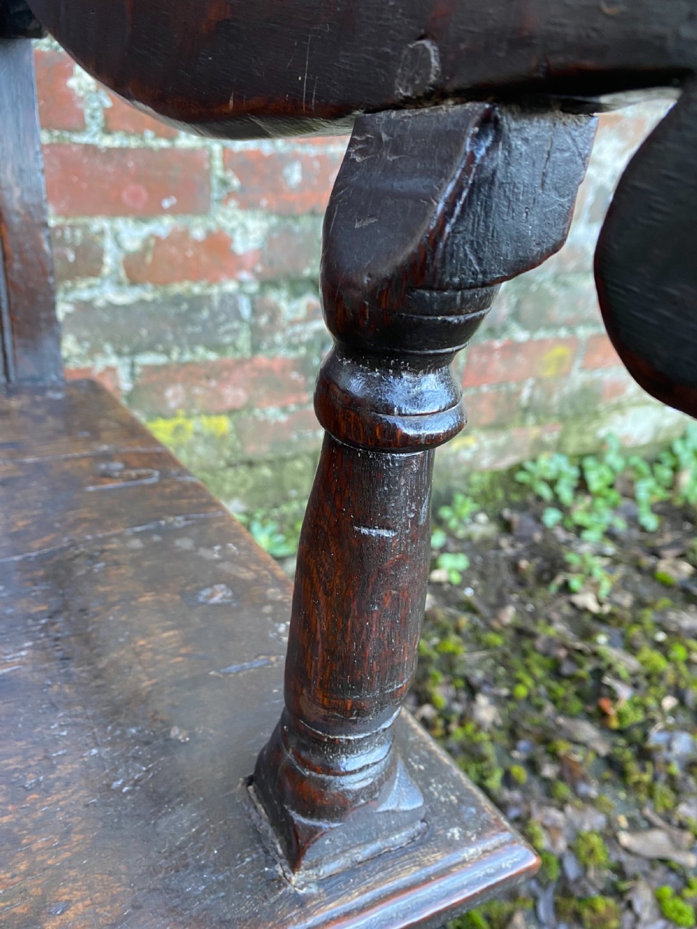 Early Oak Wainscot Chair View XII