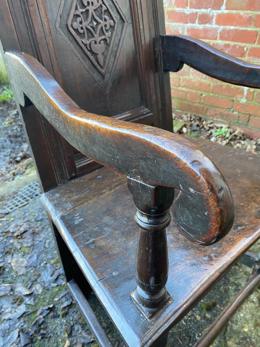 Early Oak Wainscot Chair View XXIII