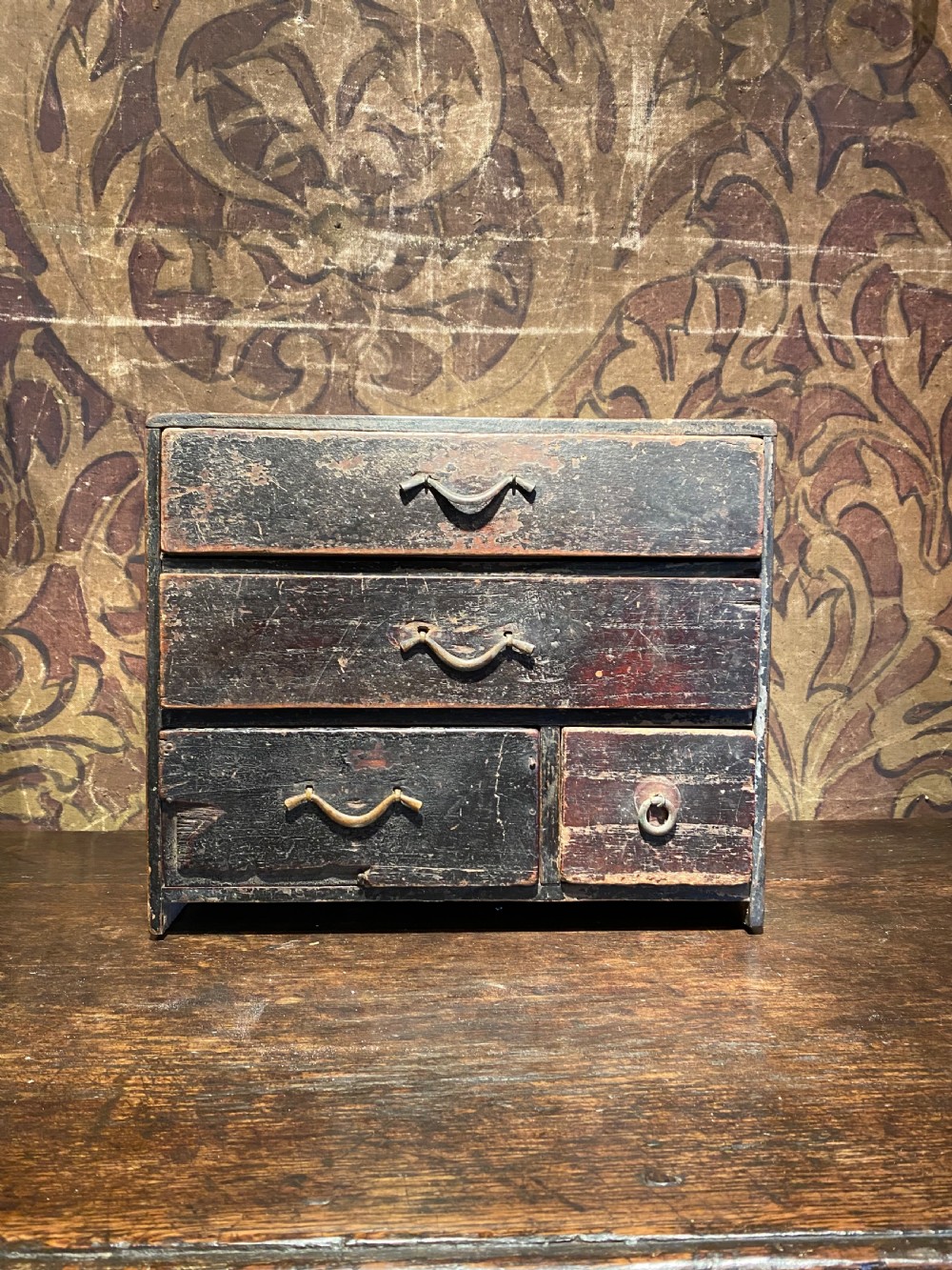 Japanese Table Top Chest of Drawers 