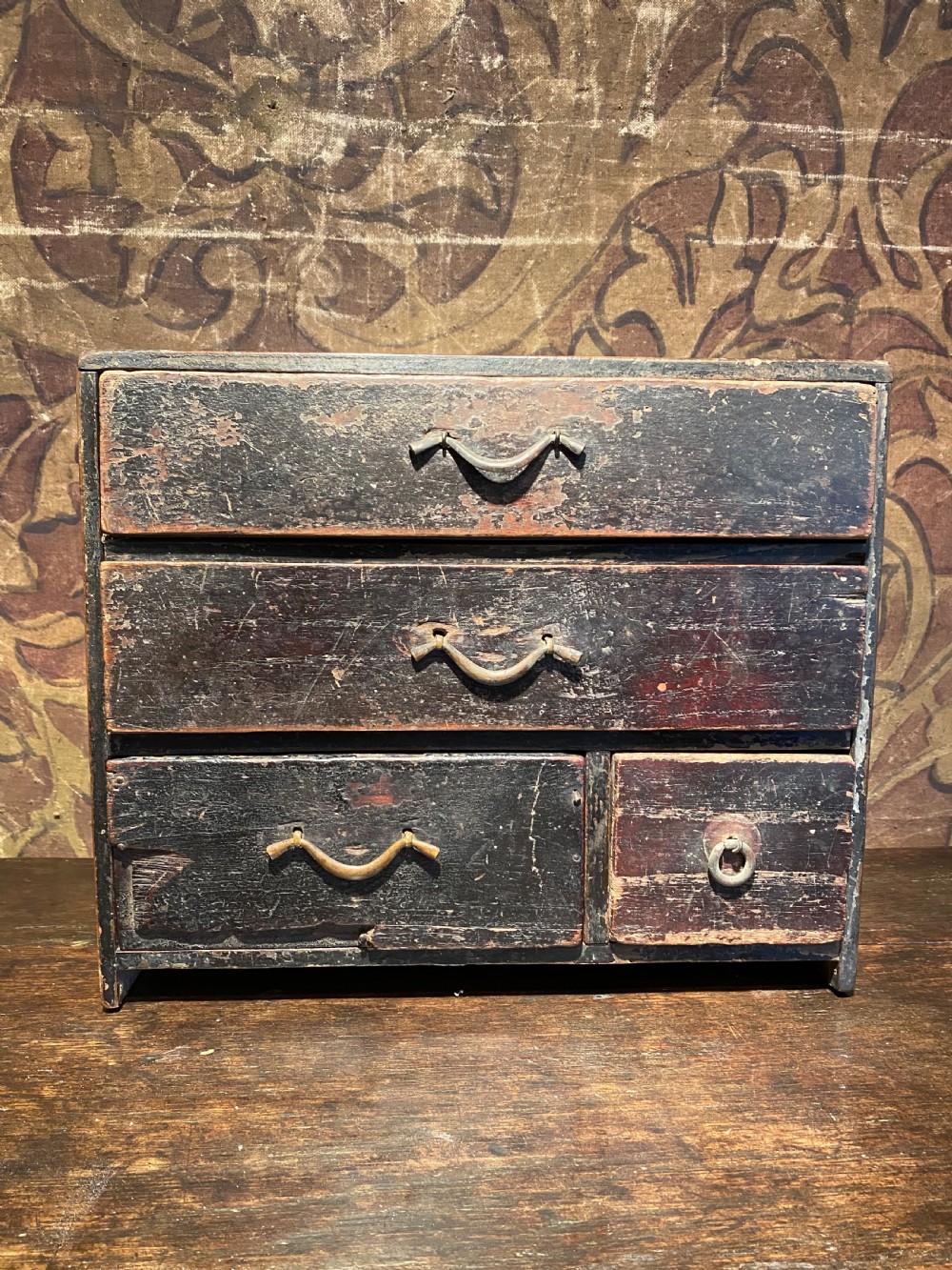 Japanese Table Top Chest of Drawers  View IV