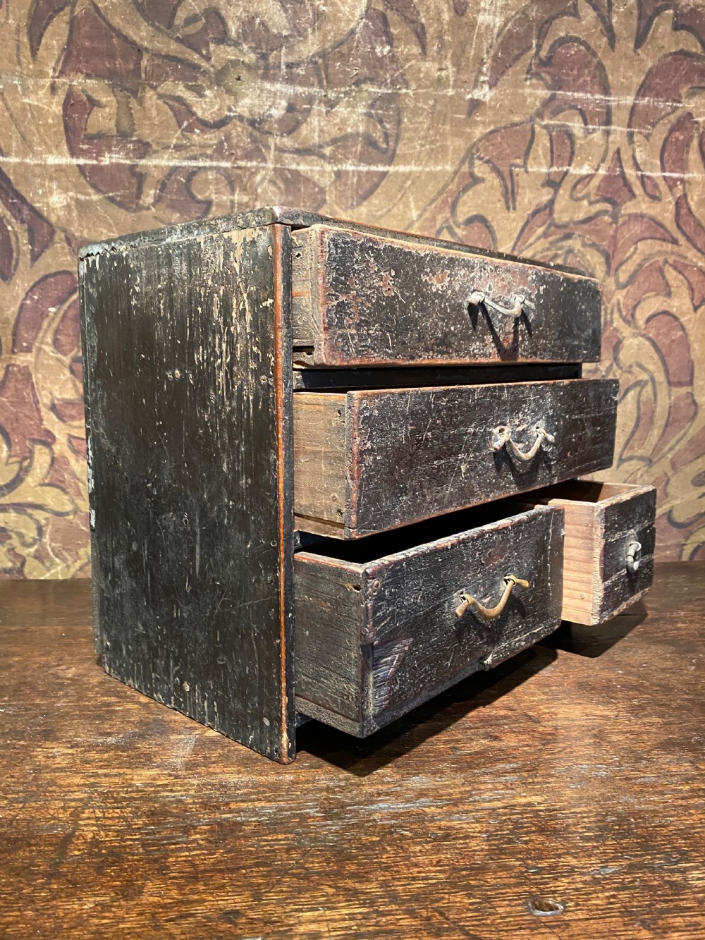 Japanese Table Top Chest of Drawers  View VII