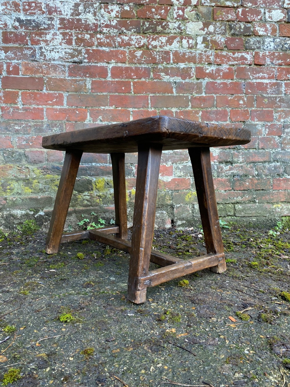 Antique Primitive Table View II