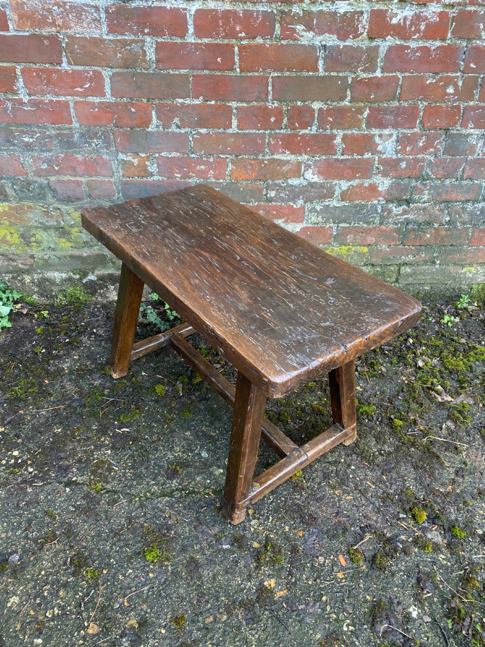 Antique Primitive Table View III