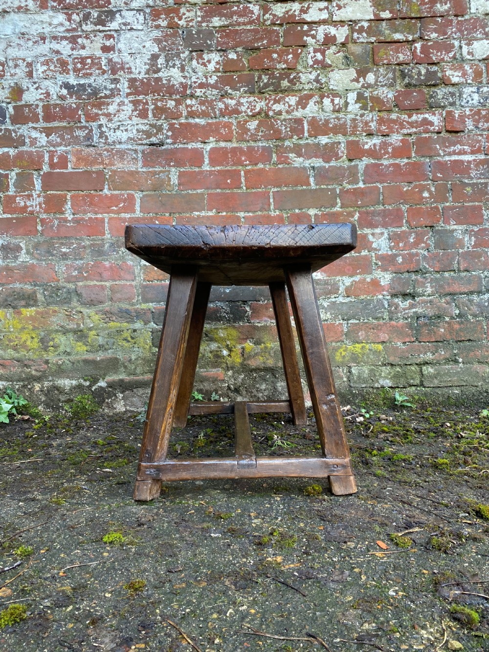 Antique Primitive Table View IV