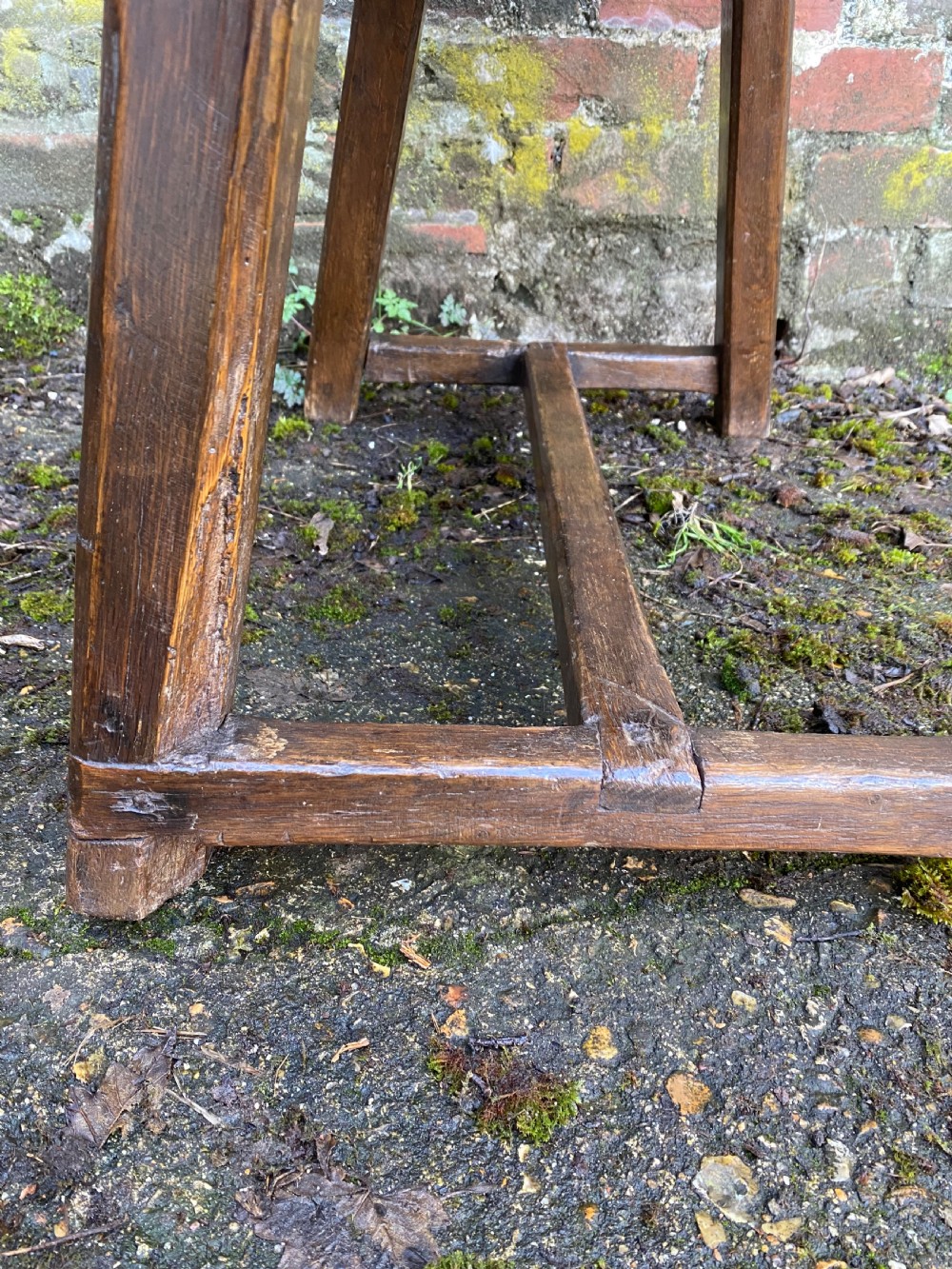 Antique Primitive Table View VI