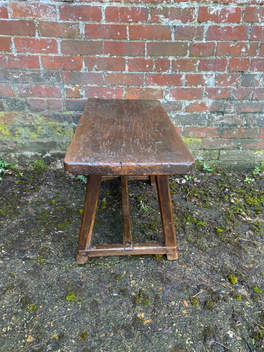 Antique Primitive Table View VIII