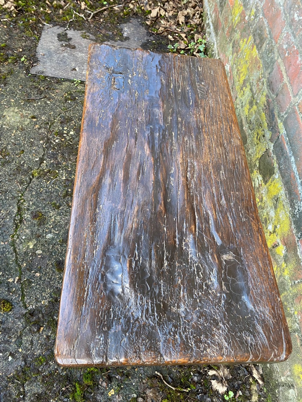 Antique Primitive Table View X