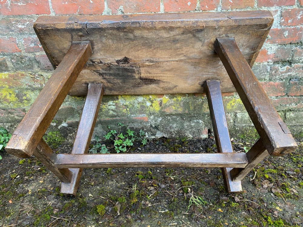 Antique Primitive Table View XI