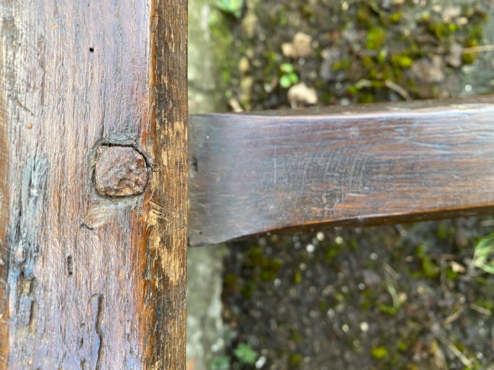Antique Primitive Table View XII