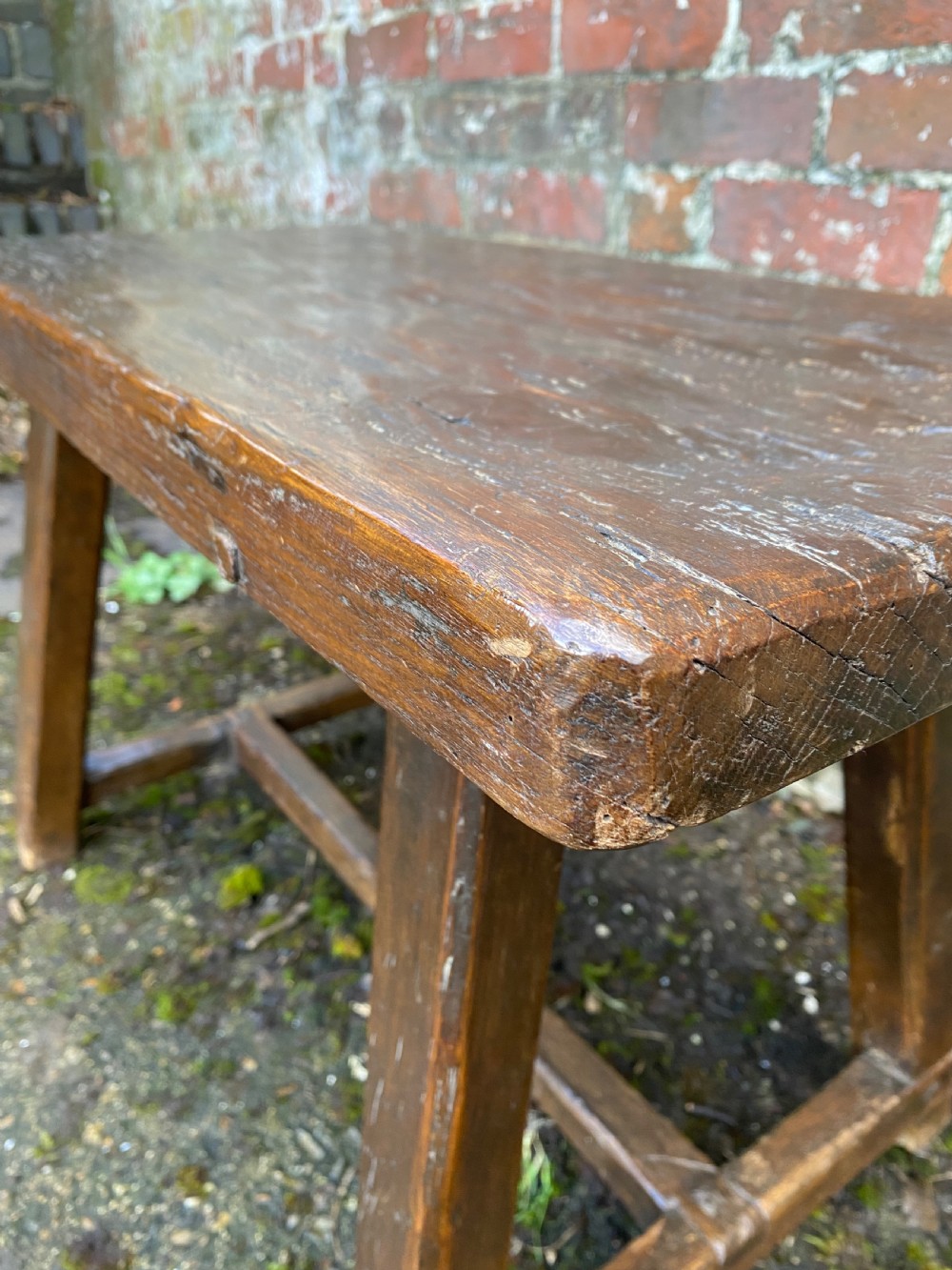 Antique Primitive Table View XIII