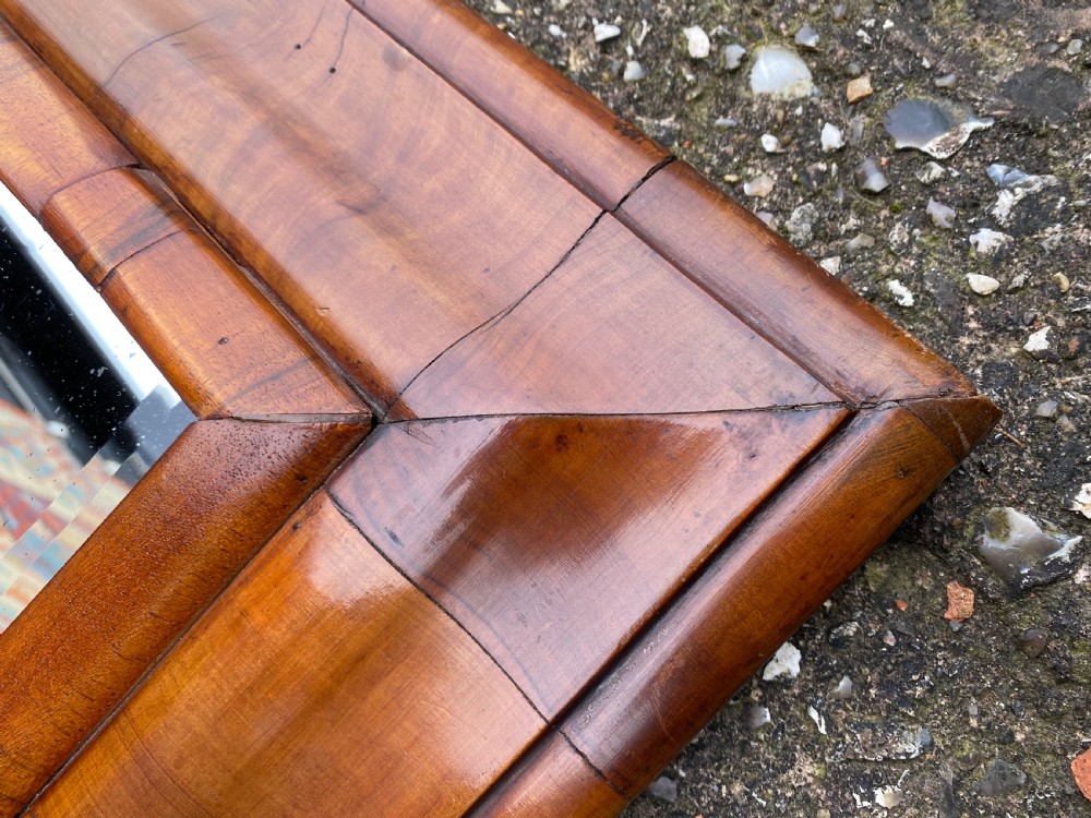 Antique Walnut Cushion Mirror  View VII