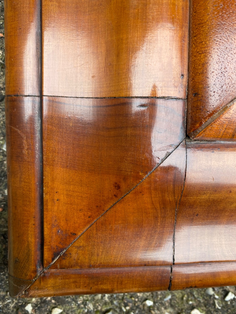 Antique Walnut Cushion Mirror  View VIII