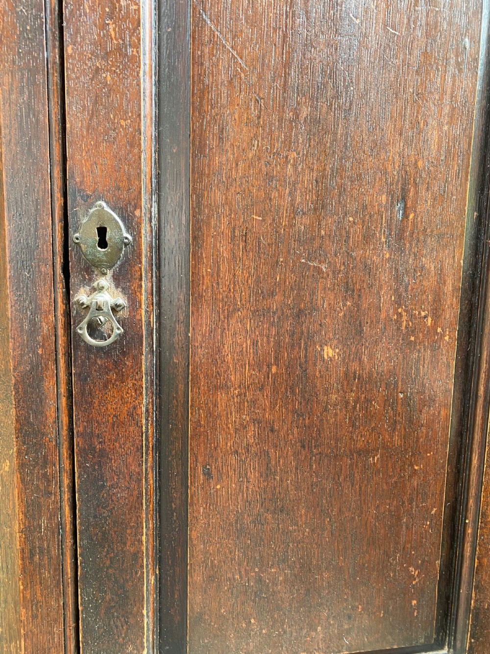 Antique Oak Corner Cupboard  View II