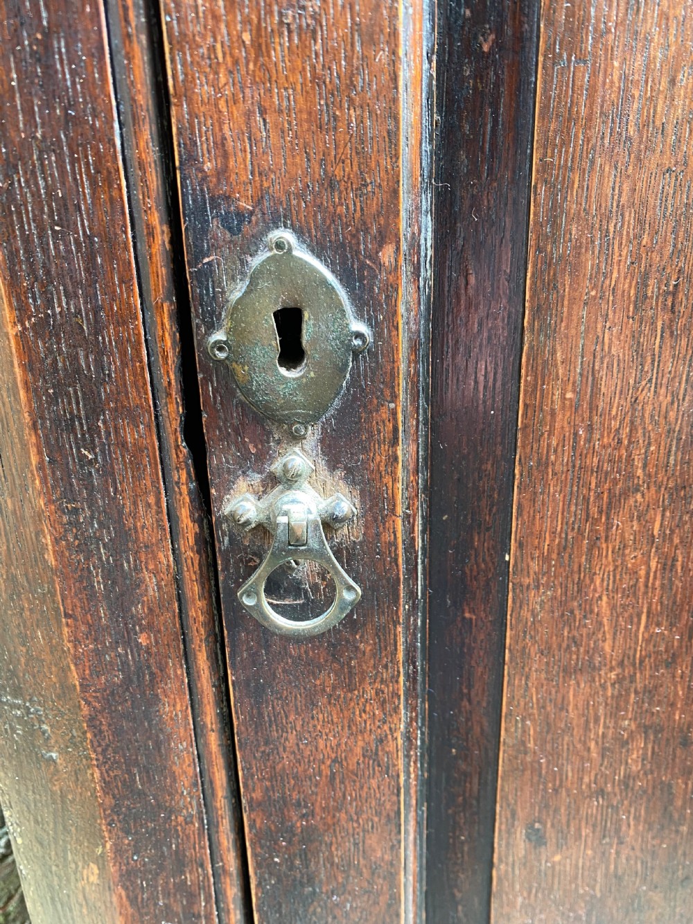 Antique Oak Corner Cupboard  View IV
