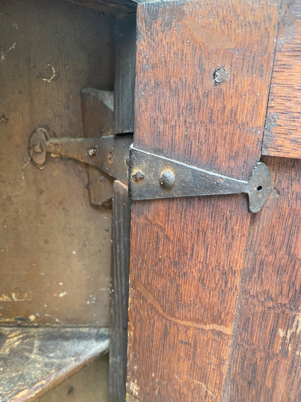 Antique Oak Corner Cupboard  View VII