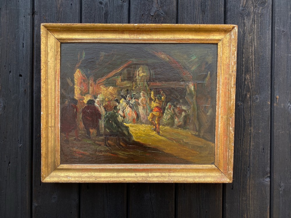 Antique Oil Painting  View II
