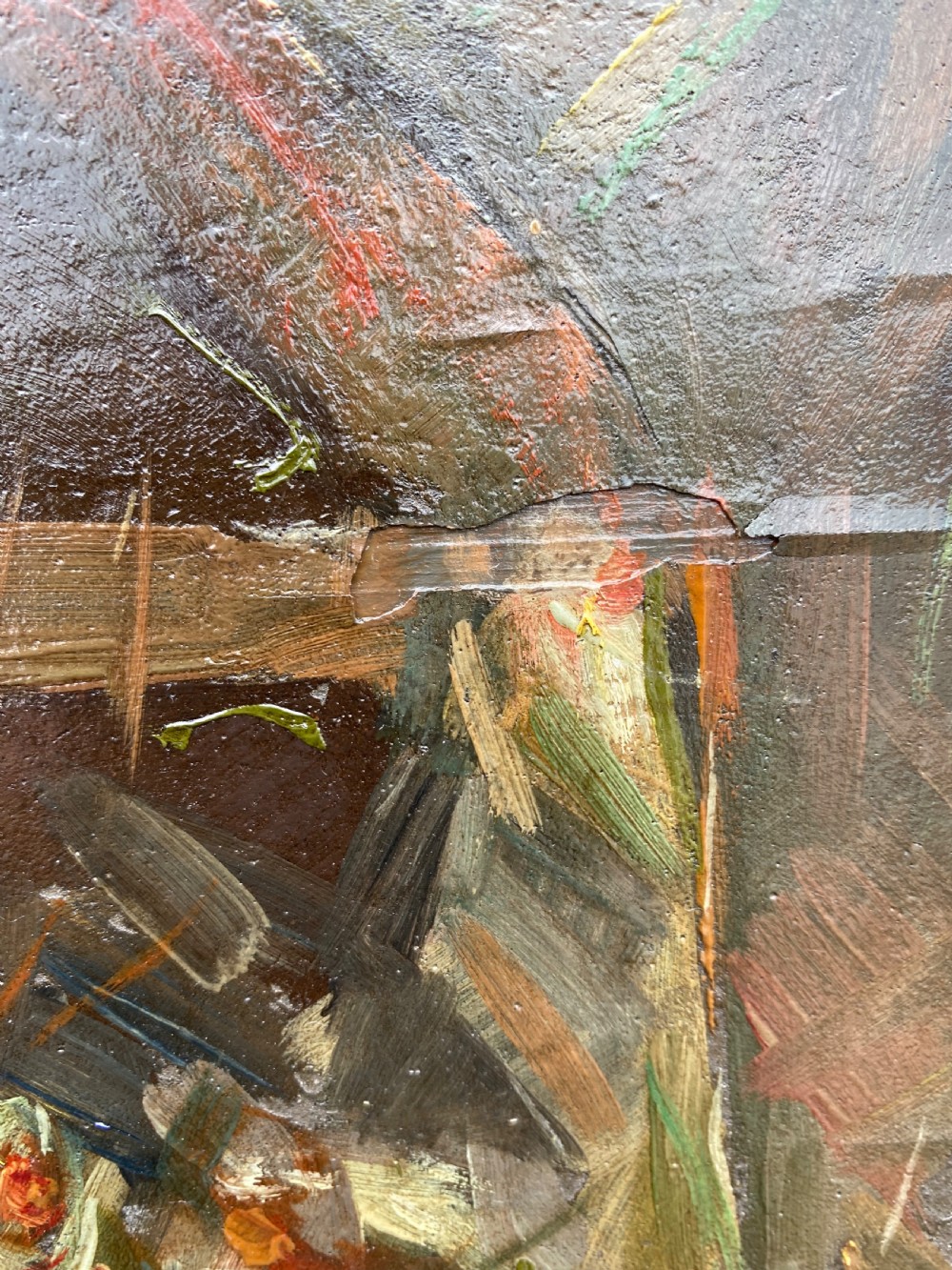Antique Oil Painting  View X