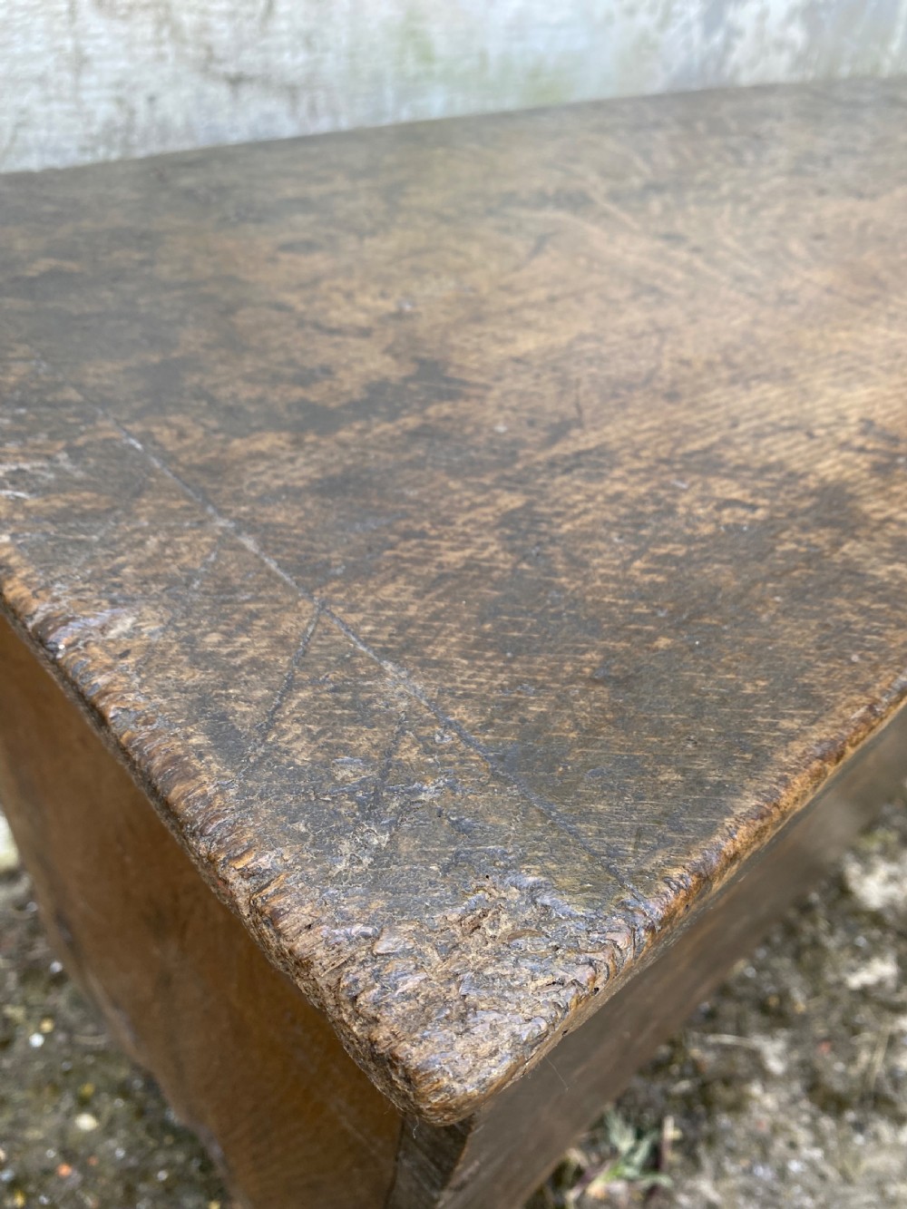 Early Oak Boarded Coffer  View VII