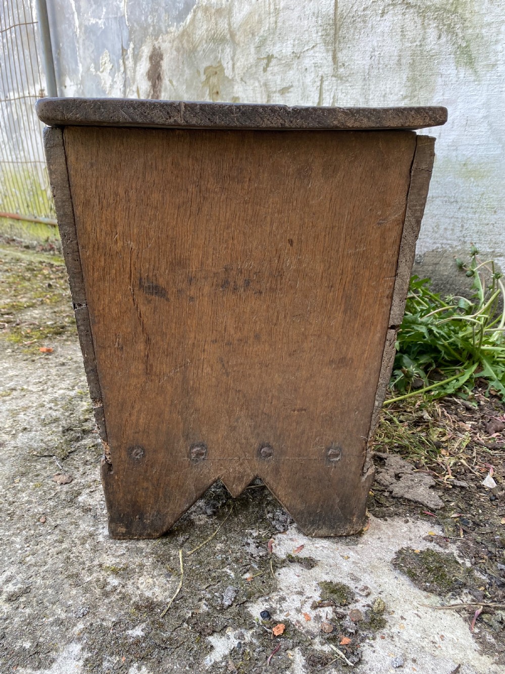 Early Oak Boarded Coffer  View XIV