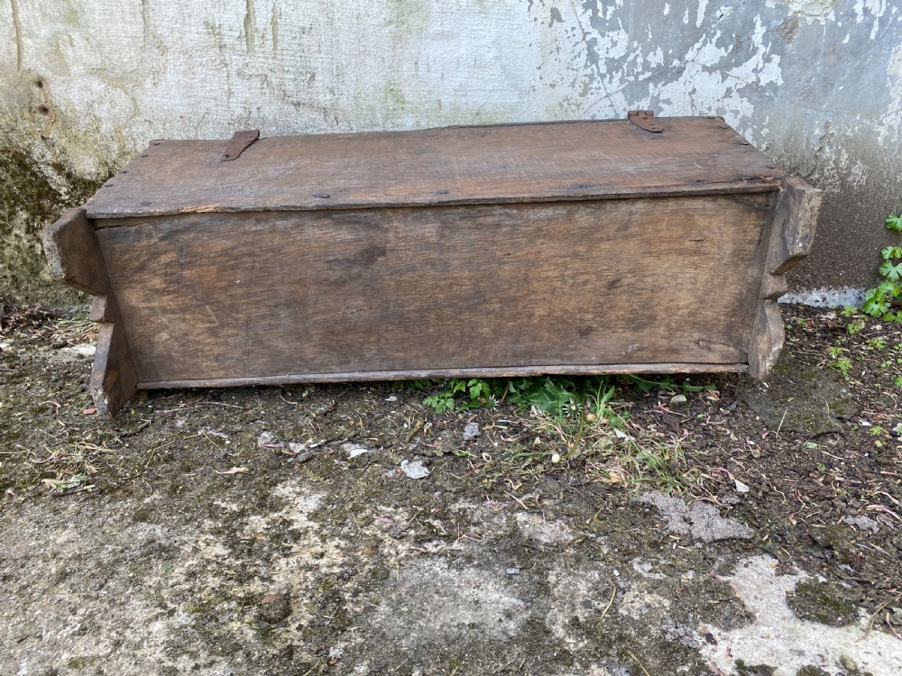 Early Oak Boarded Coffer  View XVII