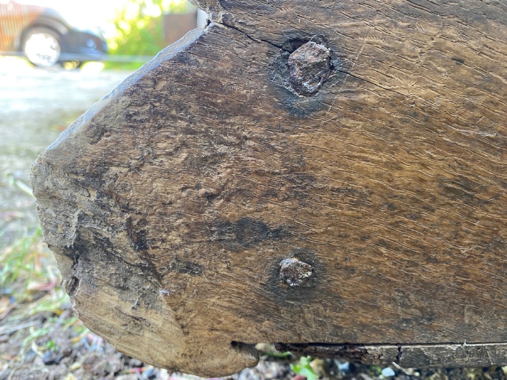 Early Oak Boarded Coffer  View XVIII