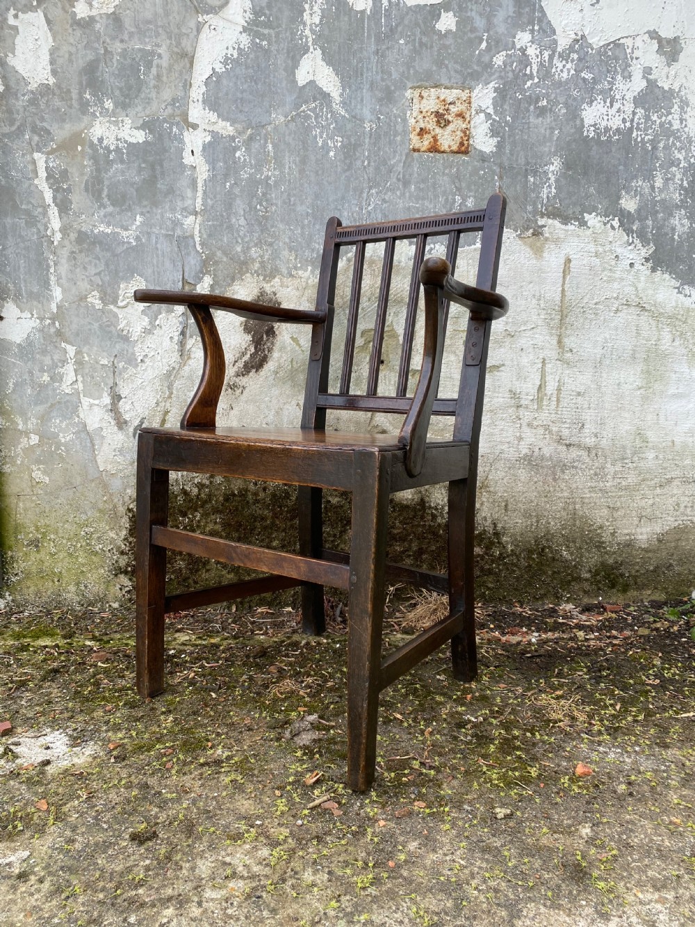 Early Oak Armchair 