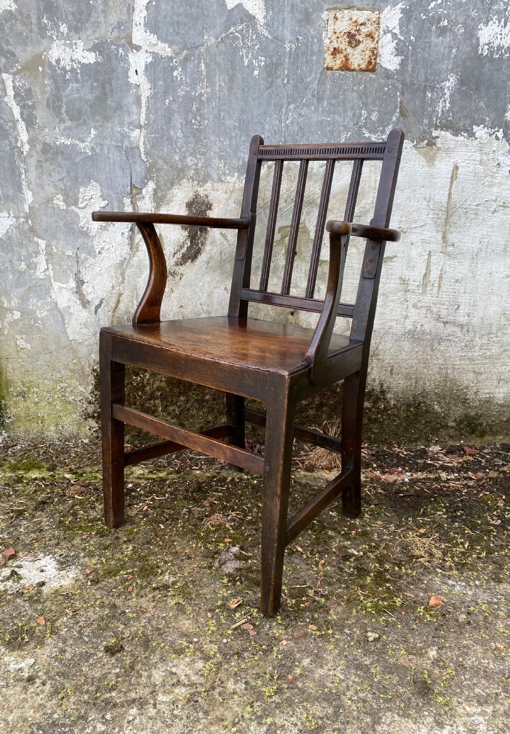 Early Oak Armchair  View II