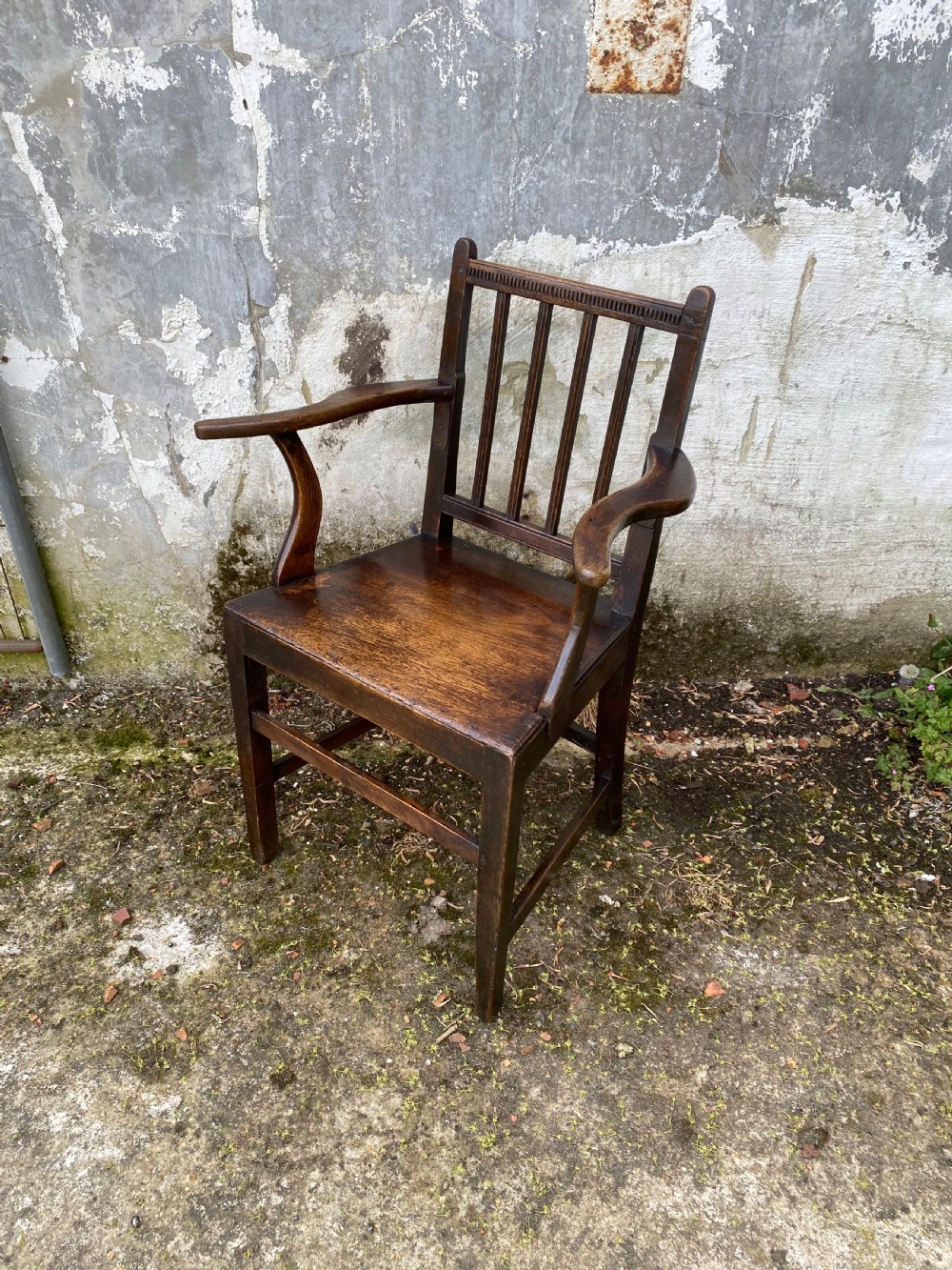 Early Oak Armchair  View IV