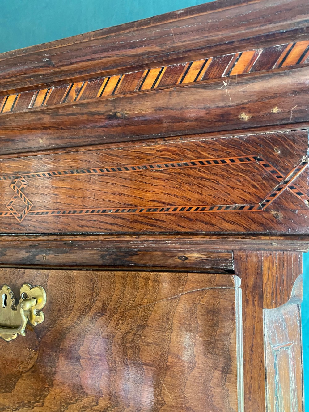 Georgian Oak Tallboy/Chest on Chest View XII