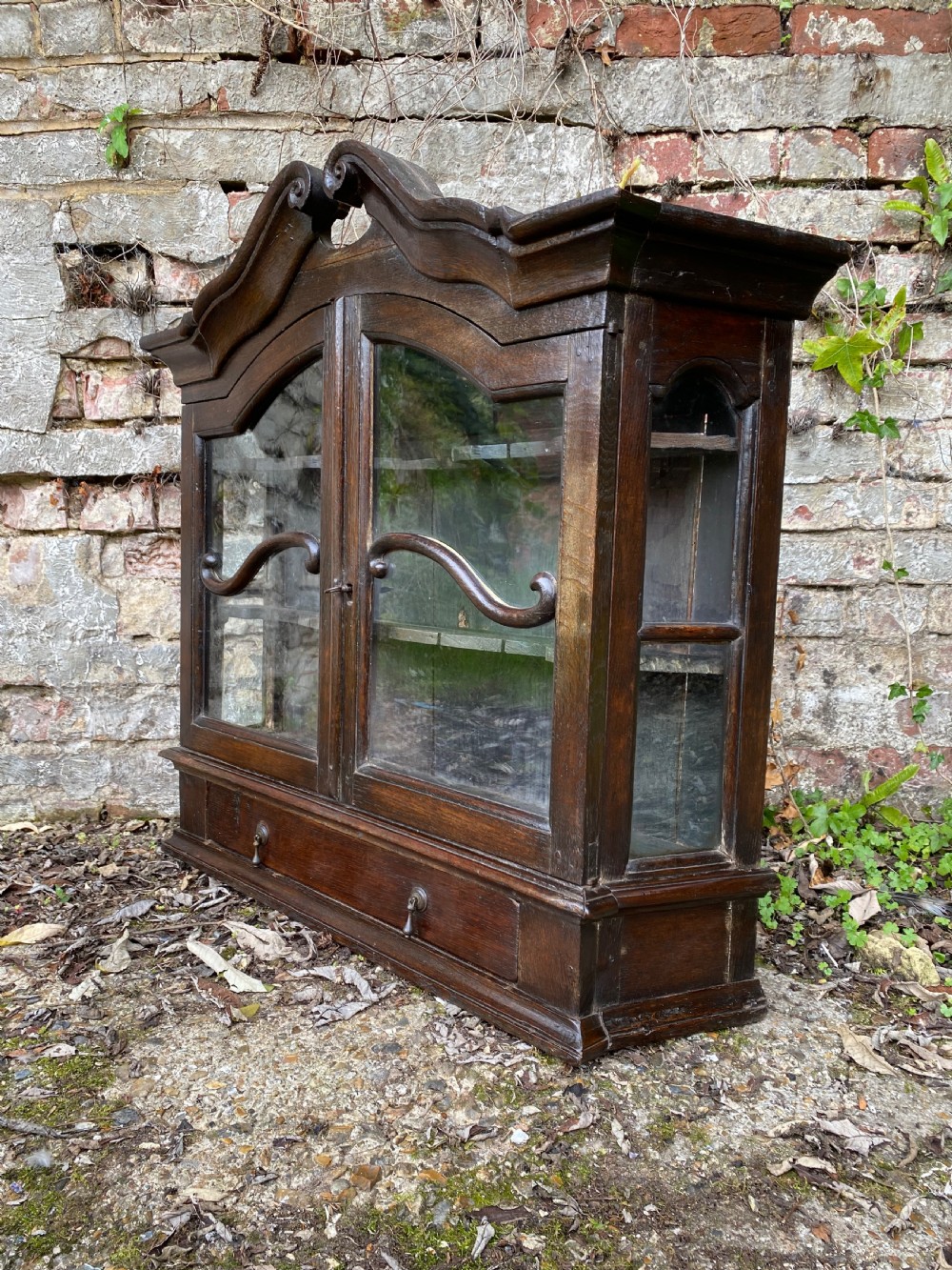 18th Century Oak Wall Cupboard 