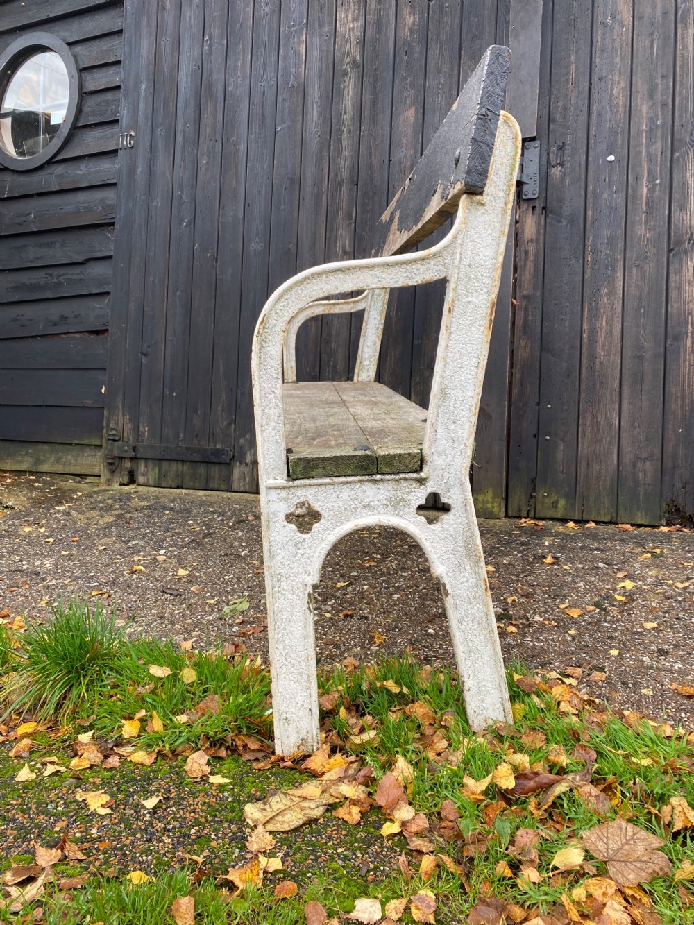 Antique Garden Bench View IV