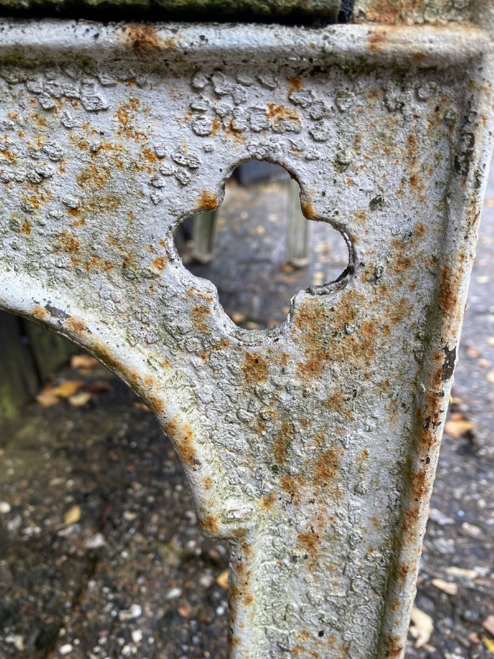 Antique Garden Bench View VIII