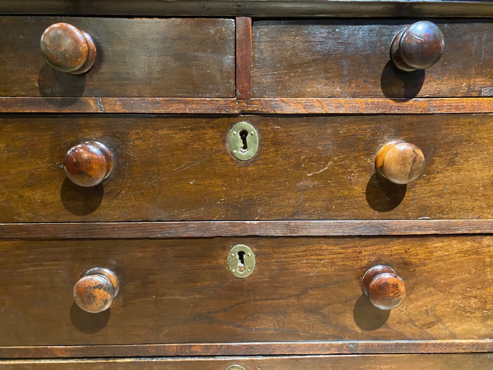 Early Oak Chest of Drawers  View IV