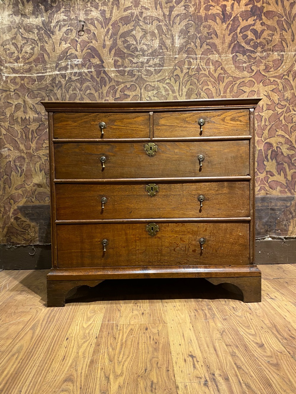 Antique Oak Chest of Drawers  View II