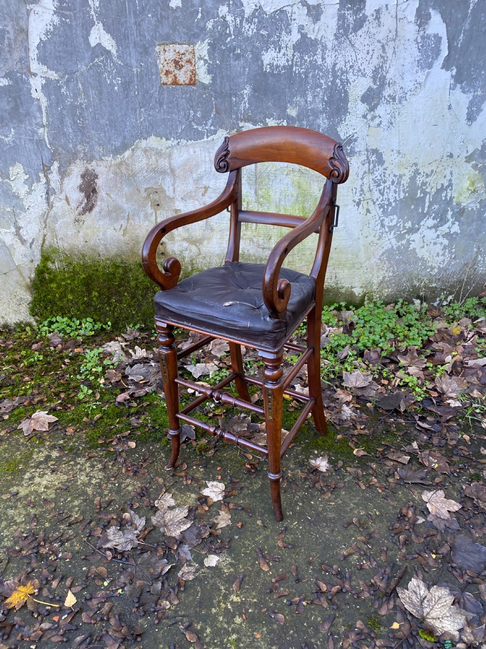 Antique High Chair View IV